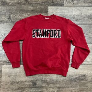 Vintage Y2K Champion Stanford Cardinal Red Sweatshirt - Men's Medium